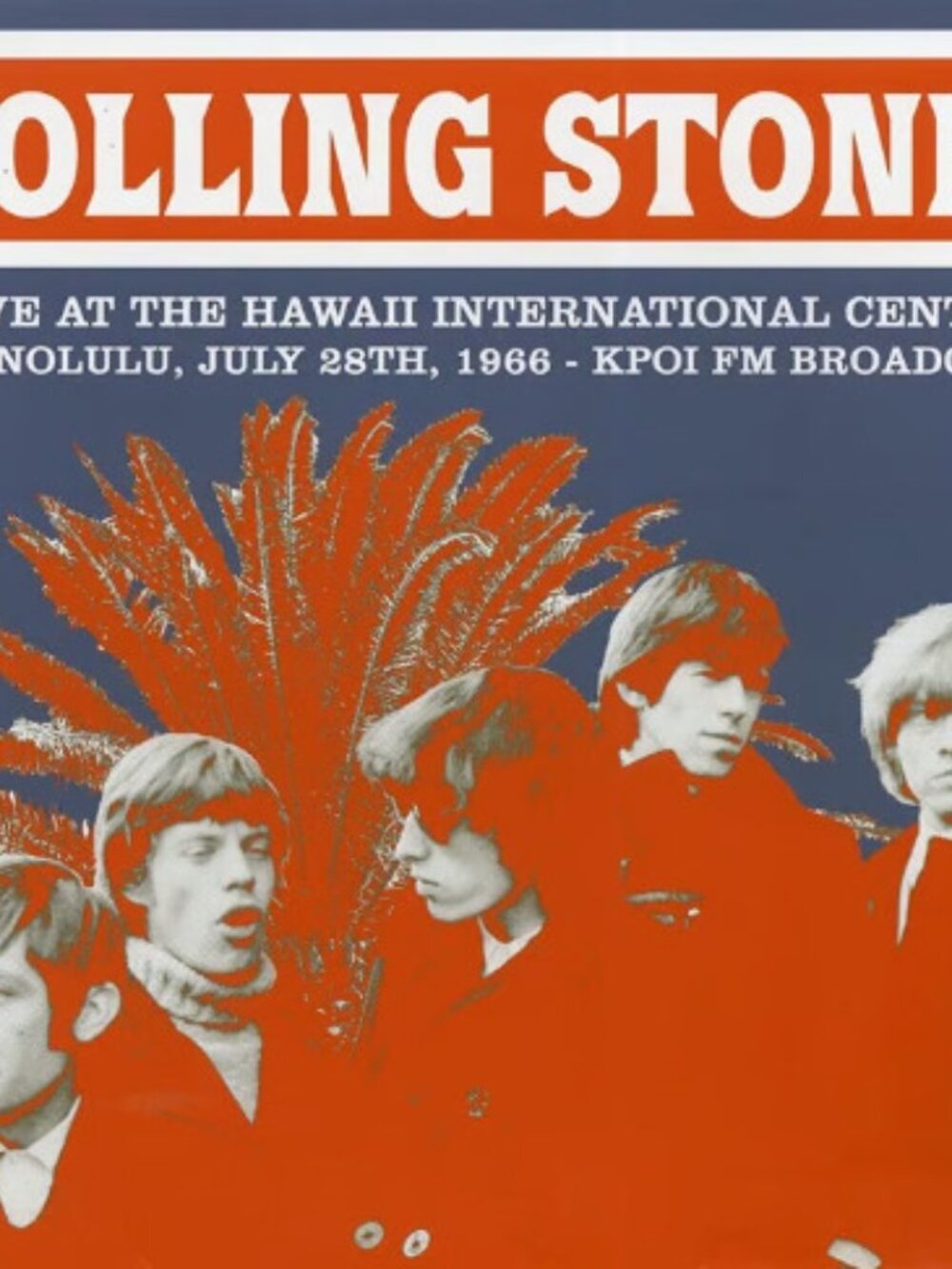Rolling Stones Live At The Hawaii Int'l Center LP ~ Honolulu 1966 ~Ltd Ed ~ New!